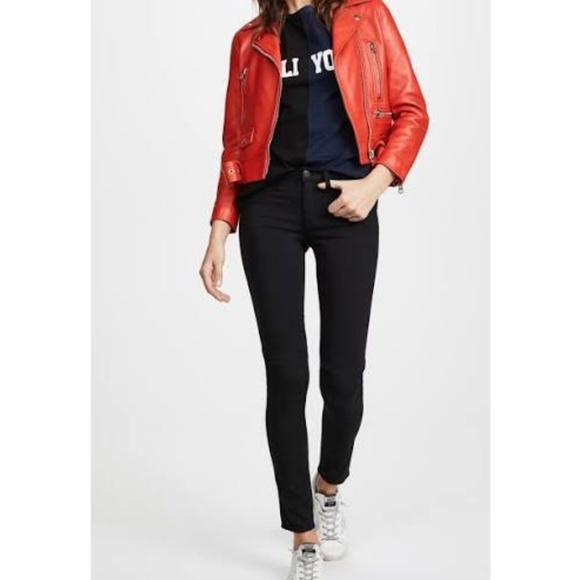 rag & bone Denim - rag & bone jean/ The Legging Jean Black Plush 30